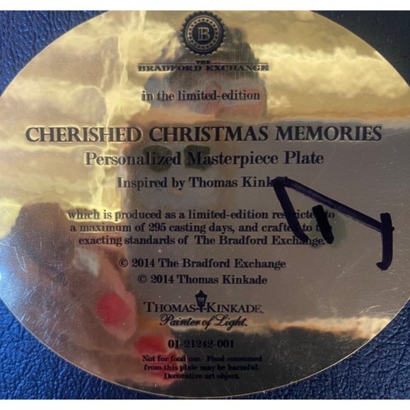 Thomas Kinkade Cherished Christmas Memories the Bradford Exchange Limited editio - Picture 8 of 12